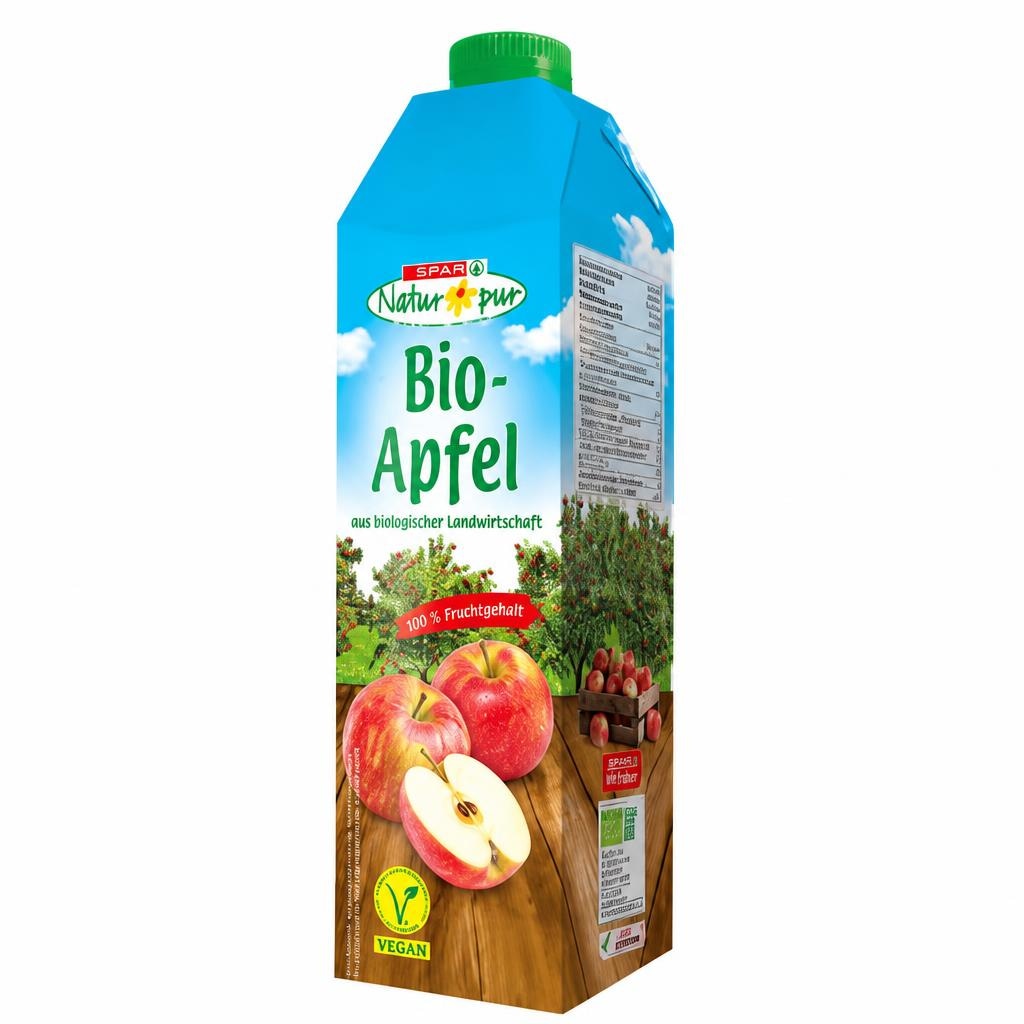 Bio-Apfel klar 1 Liter SPAR Natur*pur Angebot bei Spar