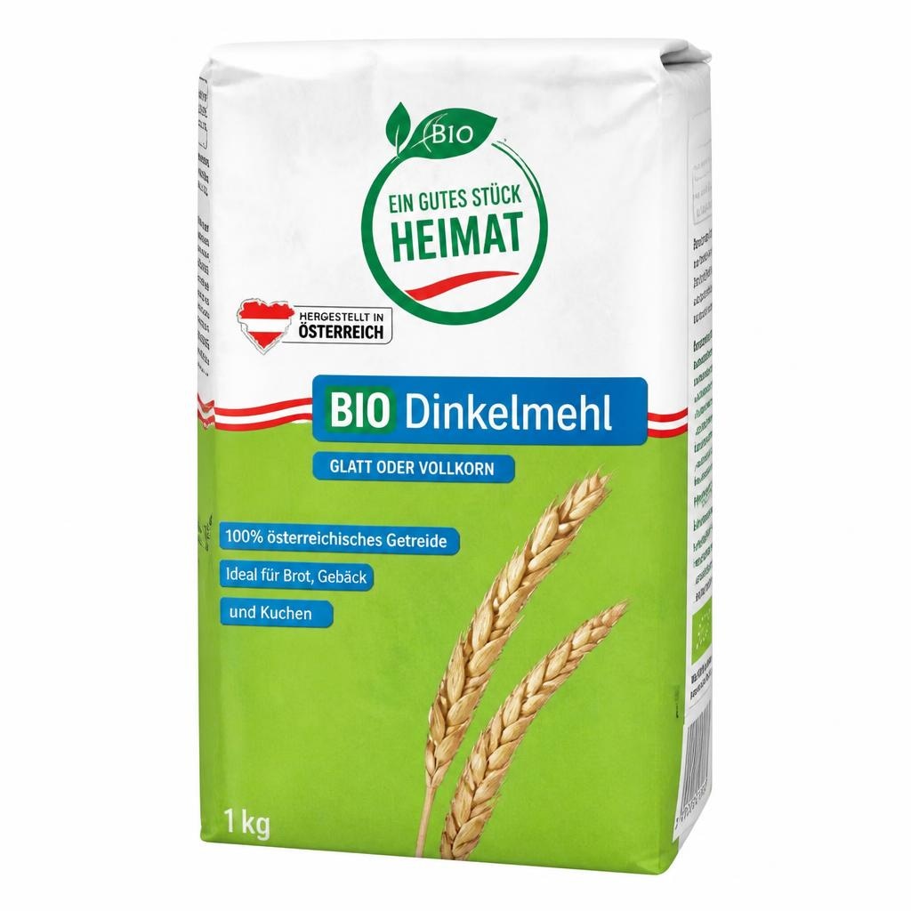 Ein gutes Stück Heimat Bio Dinkelmehl 1 kg Angebot bei Lidl