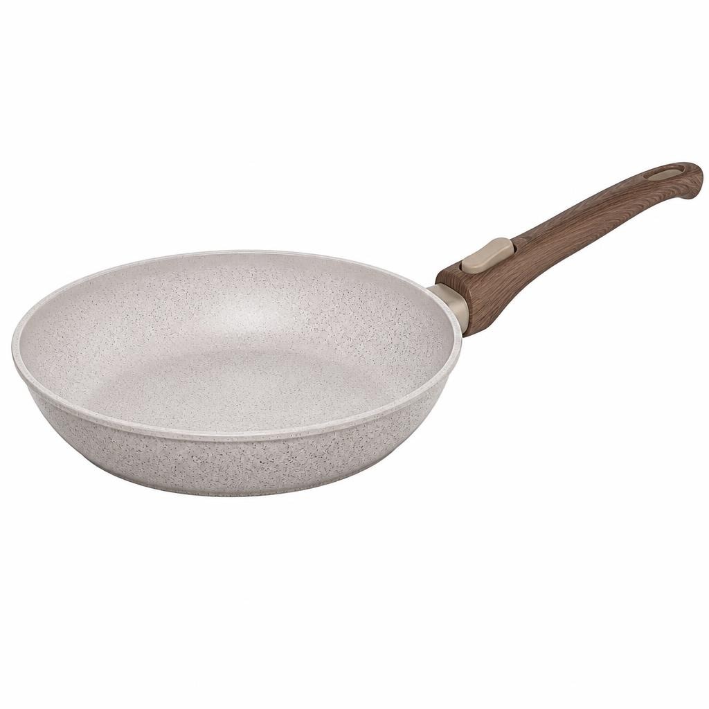 Hochrand-Bratpfanne mit abnehmbarem Griff „Prag" Ø ca. 28 cm Angebot bei Norma