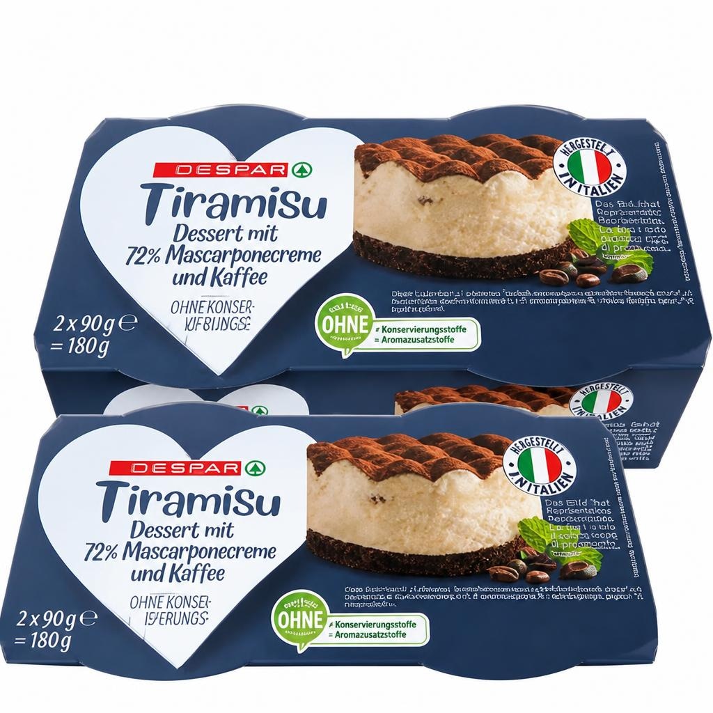 DESPAR Tiramisu 2 x 90 g Angebot bei Spar