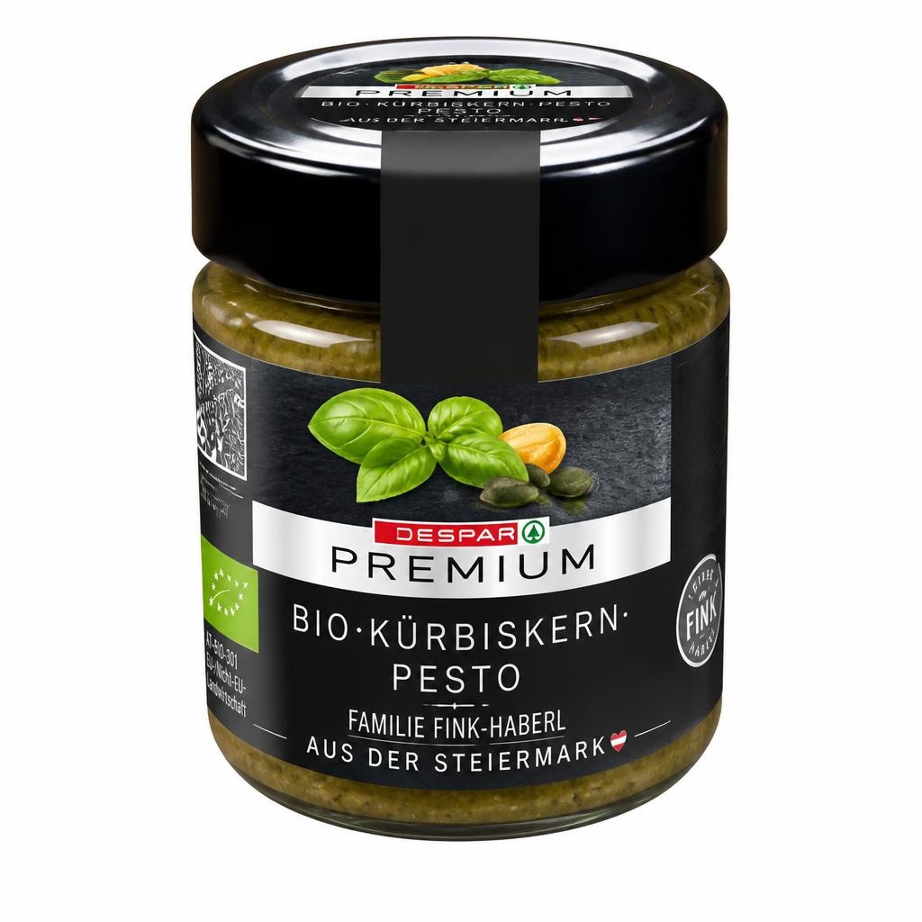 Pesto Bio-Bärlauch, Bio-Kürbiskern oder Genovese 115 g / 120 g SPAR PREMIUM Angebot bei Interspar