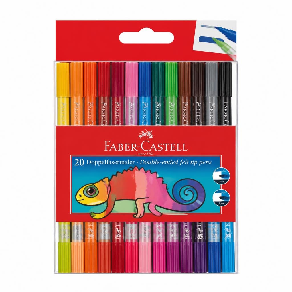 Faber-Castell Doppelfasermaler 20er-Etui Angebot bei Maximarkt