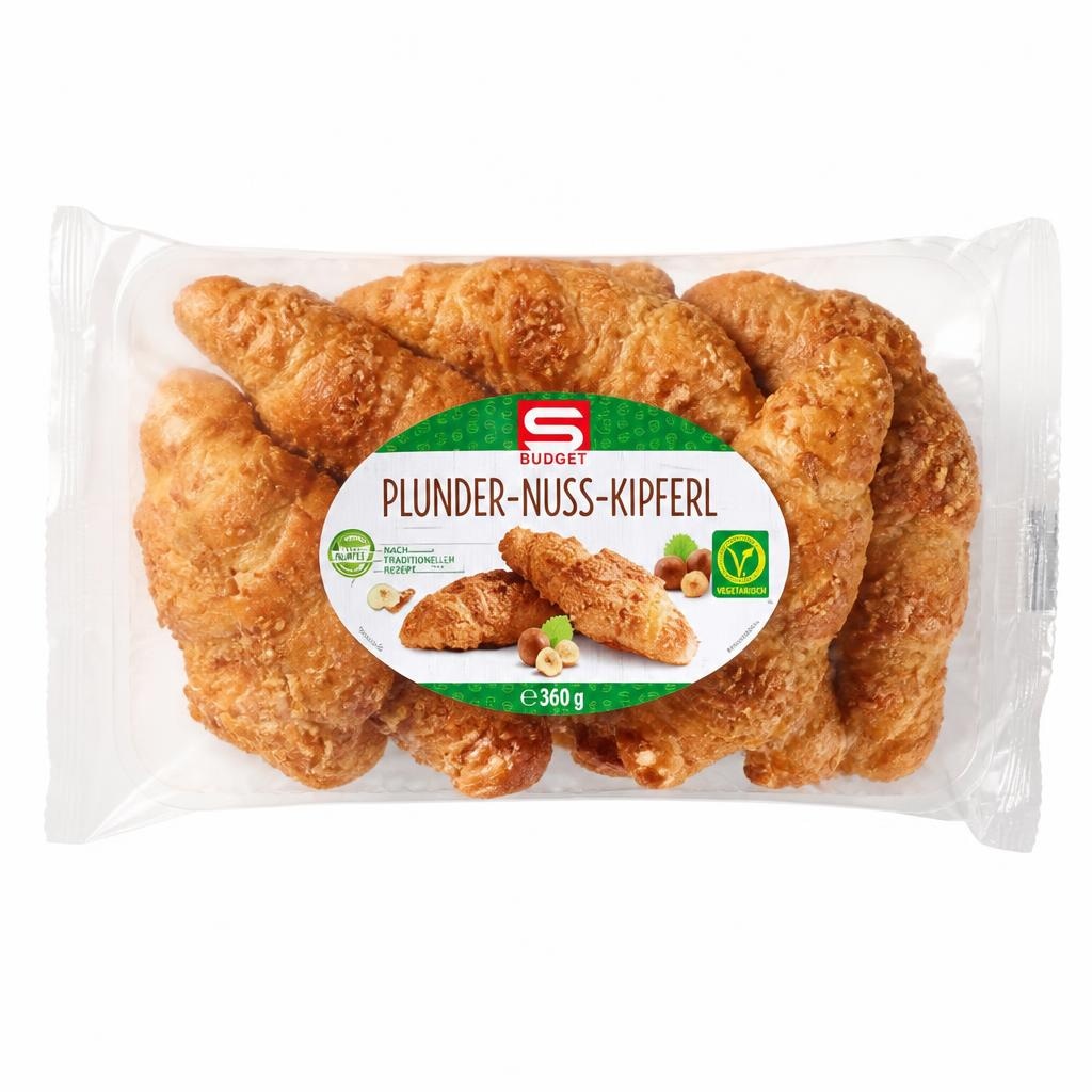 Plunder-Nuss-Kipferl 360 g S-Budget Angebot bei Spar