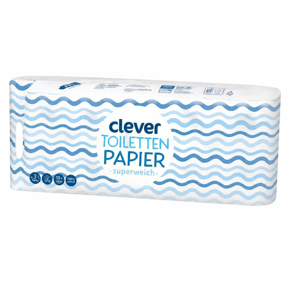 clever Toilettenpapier weiß 10x220 Blatt Angebot bei Billa