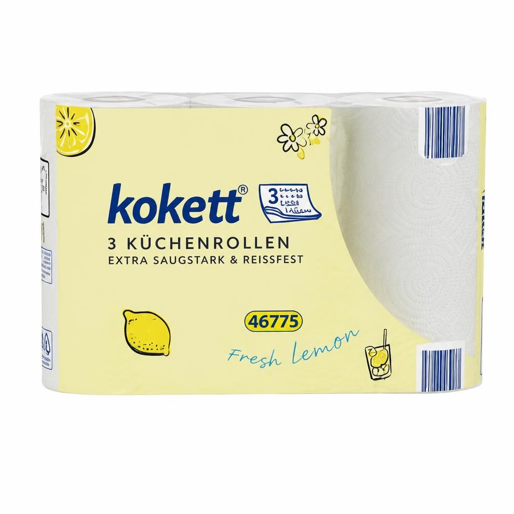 Kokett Küchentücher 3 x 200 Blatt Angebot bei Hofer
