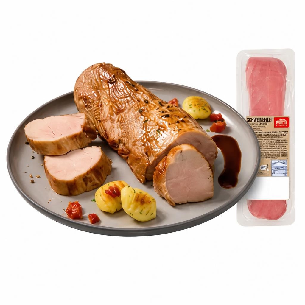 Frisches Schweinefilet flüssig gewürzt 500 g Angebot bei Lidl