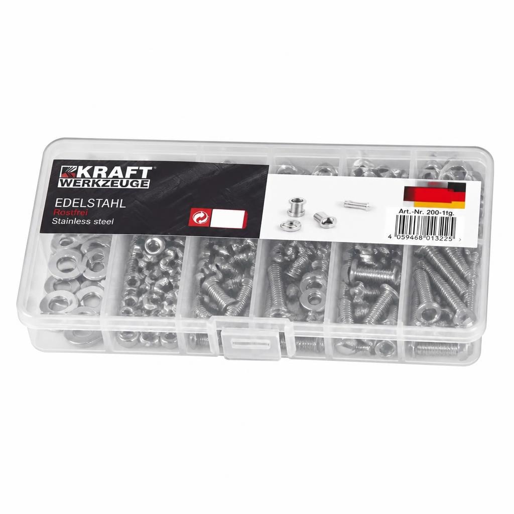 KRAFT WERKZEUGE Edelstahl-Kleinteile-Sortiment Angebot bei Norma