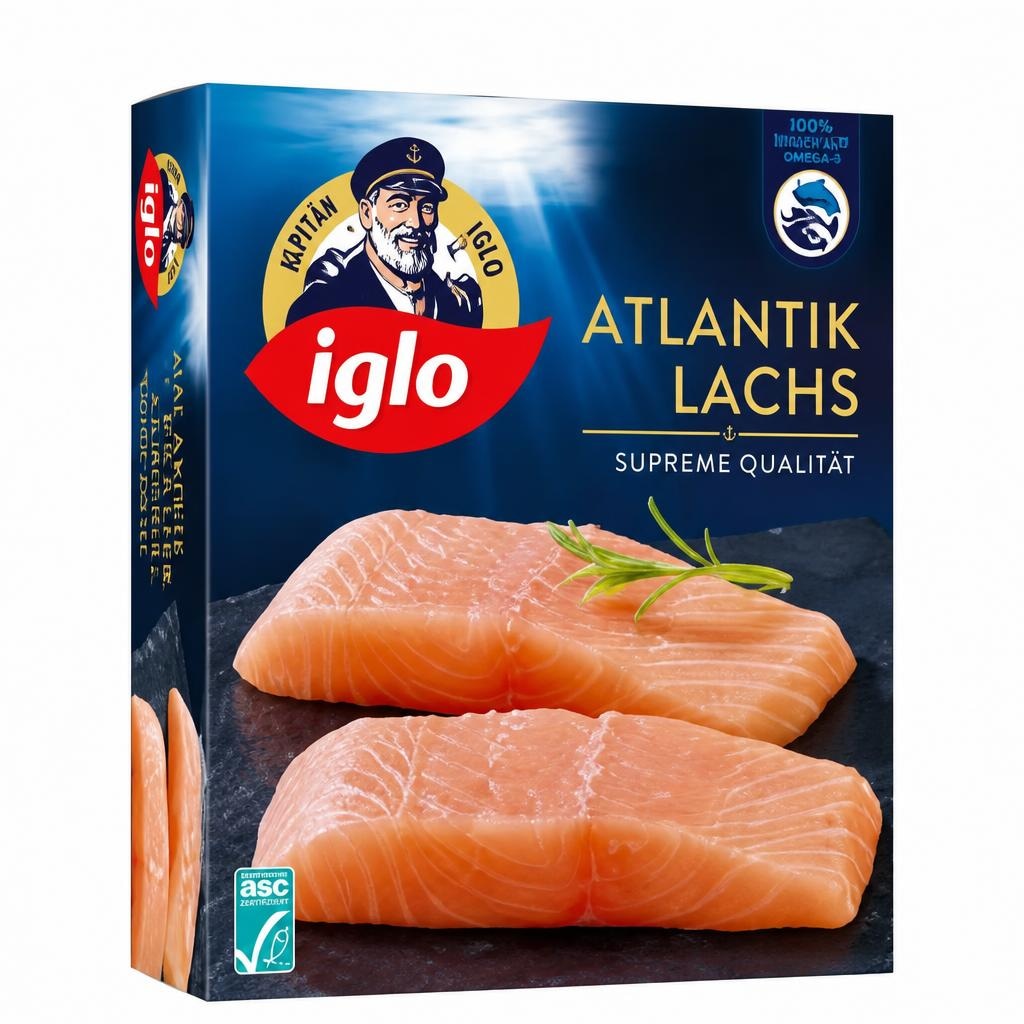 Iglo Atlantik-Lachs, Forelle, Wolfsbarsch, Goldbrasse, Black-Tiger- Garnelen, ASC, Dorsch 200 g-480 g Angebot bei Billa Plus