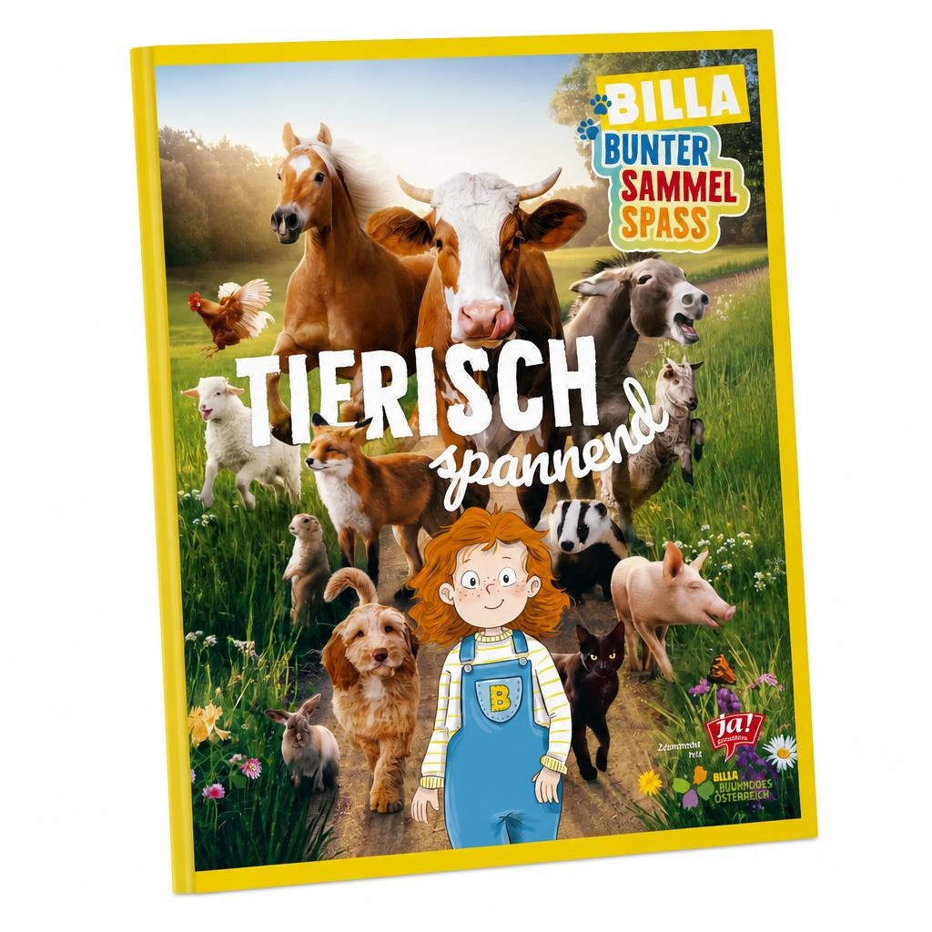 Stickeralbum Tierisch spannend Angebot bei Billa