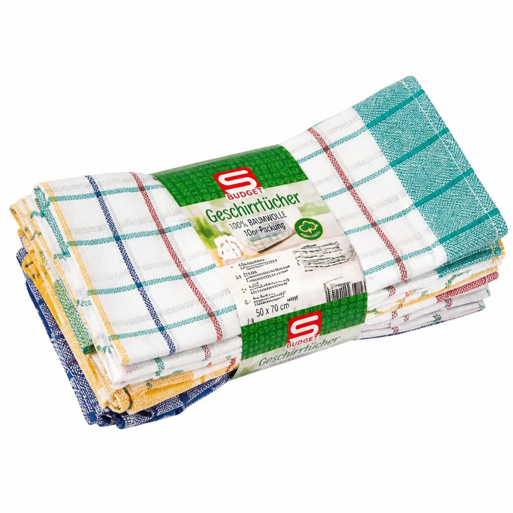 Geschirrtücher 10er-Packung S-Budget Angebot bei Interspar
