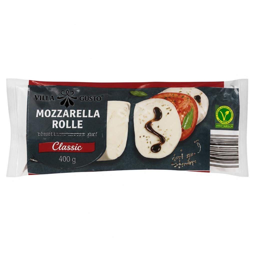 Mozzarella Rolle Classic 400 g VILLA GUSTO Angebot bei Norma
