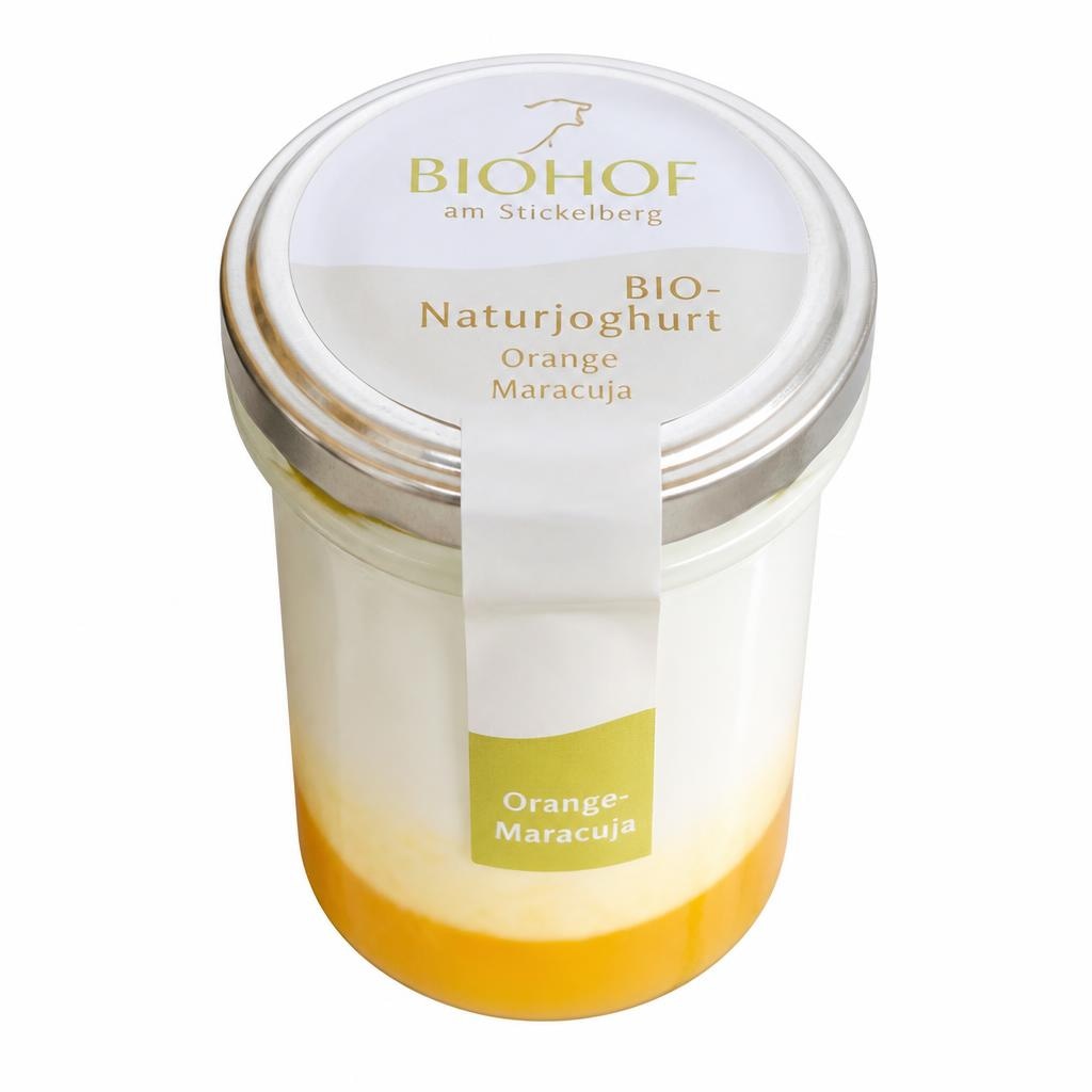 Bio-Naturjoghurt Orange Maracuja 190 g Biohof am Stickelberg Angebot bei Interspar