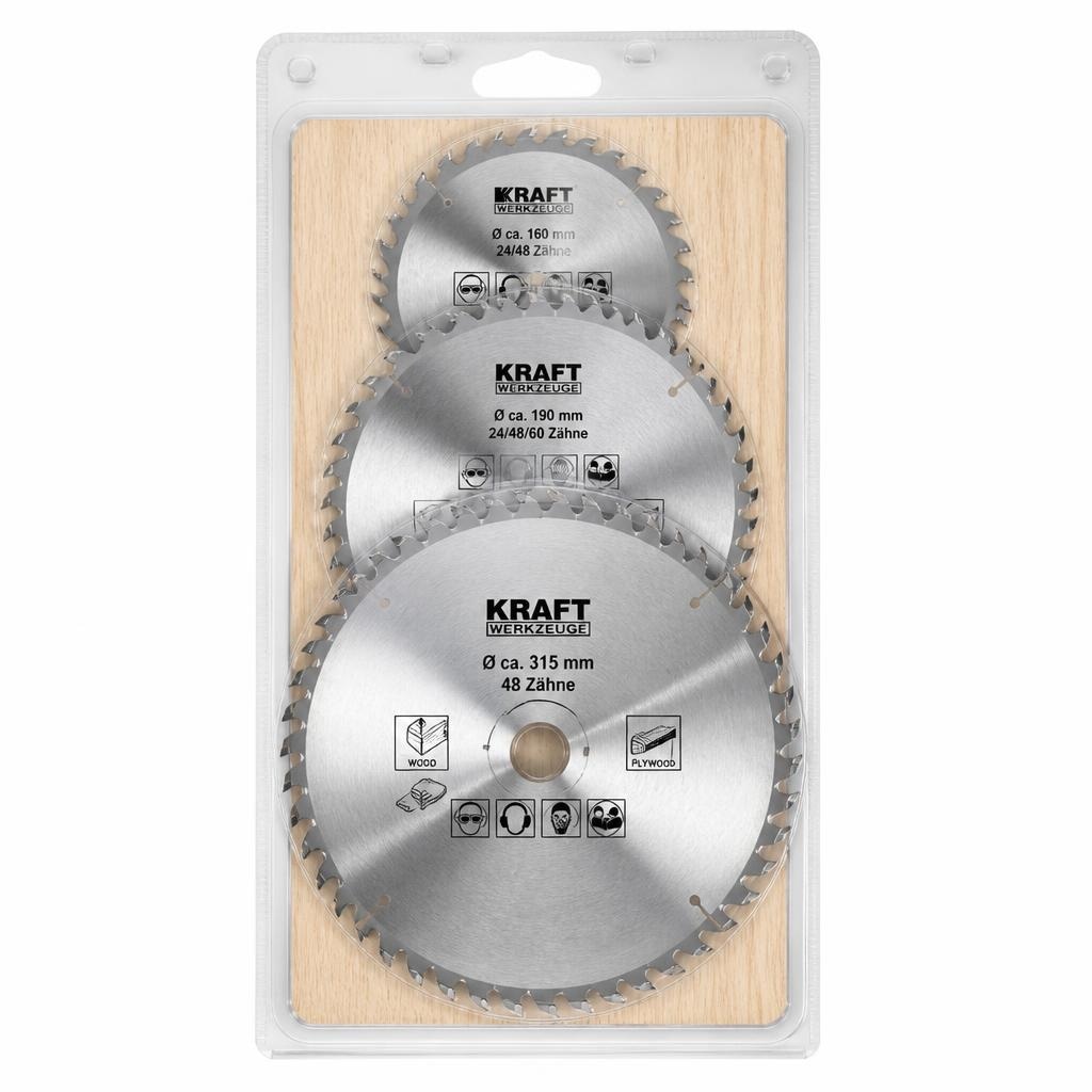 KRAFT TCT-Sägeblatt 3er-Set Angebot bei Norma