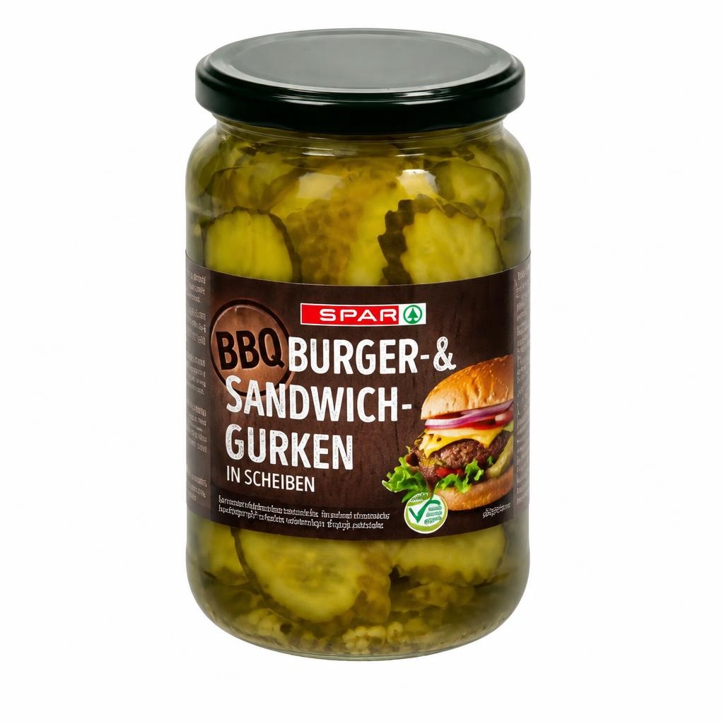 SPAR BBQ Burger- & Sandwich-Gurken 510 g Angebot bei Spar