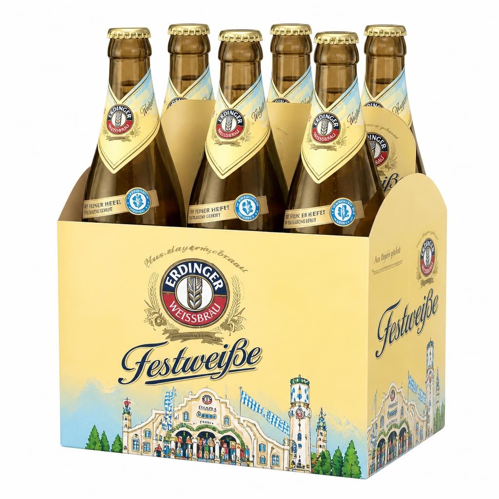 Erdinger Weißbier hell oder Festweiße 0,5 Liter Angebot bei Eurospar