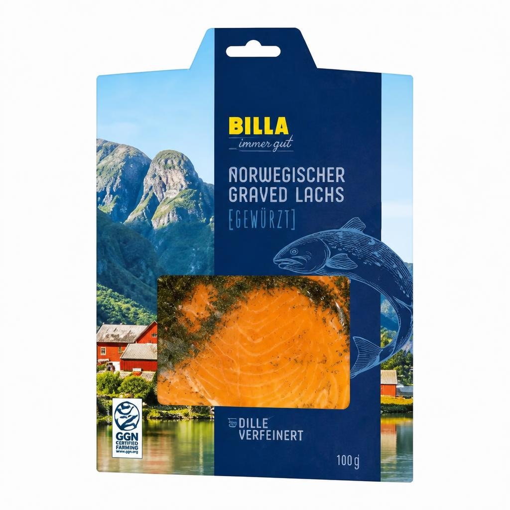 Billa Graved Lachs 2 x 100 g Angebot bei Billa Plus