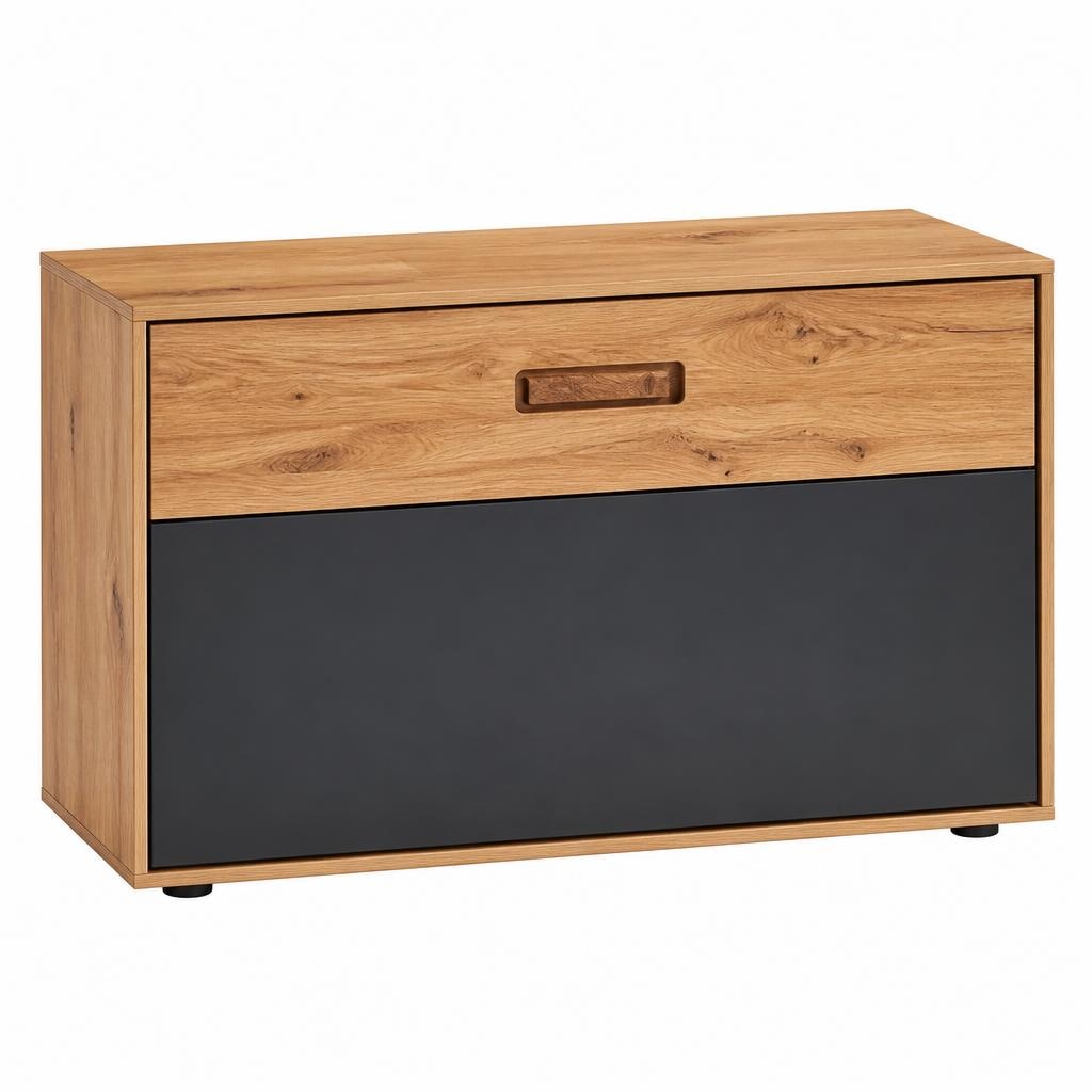 Garderobenbank Linea Natura Eiche Bianco massiv Angebot bei XXXLutz