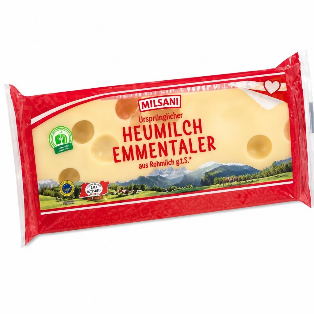 Emmentaler aus Rohmilch 350 g Milsani Angebot bei Hofer