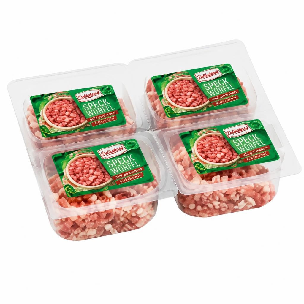 Delikatessa Speckwürfel 4 x 100 g Angebot bei Penny