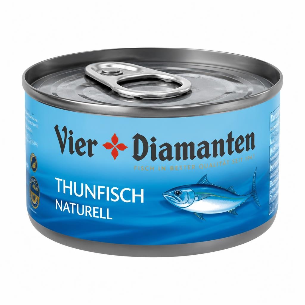 Vier Diamanten Thunfisch 95-g-Dose Angebot bei Spar