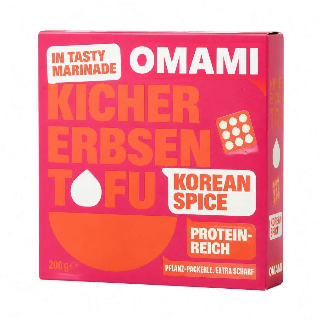 Kichererbsentofu Korean Spice 200-g-Packung Omami Angebot bei Spar