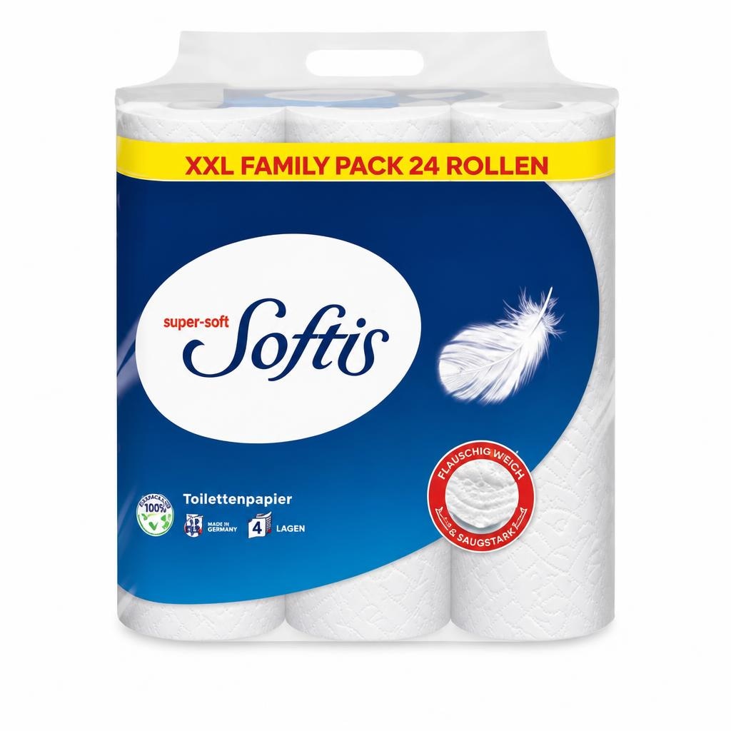 Softis Toilettenpapier 24er-Packung Angebot bei Maximarkt