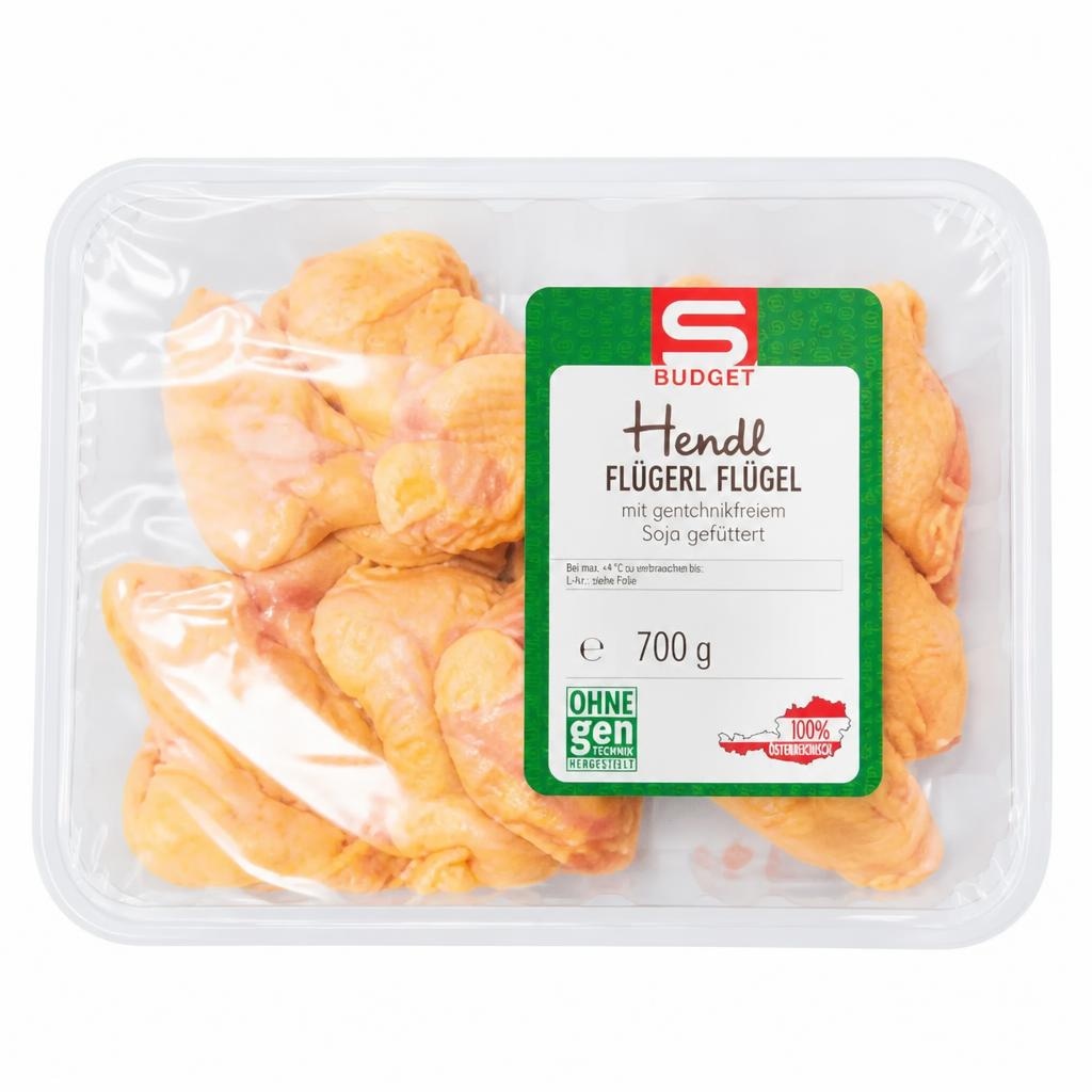 Hendl Flügerl 700 g S-Budget Angebot bei Eurospar