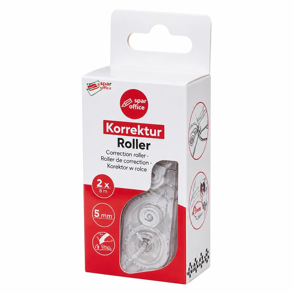 Korrekturroller 2er-Set Spar office Angebot bei Maximarkt
