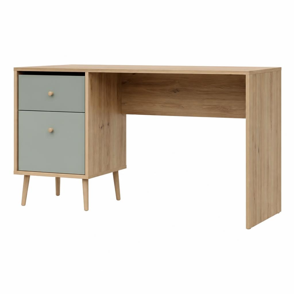 Schreibtisch „CARMELO I“ BxHxT: ca. 140x70-117x60 cm Angebot bei Mömax