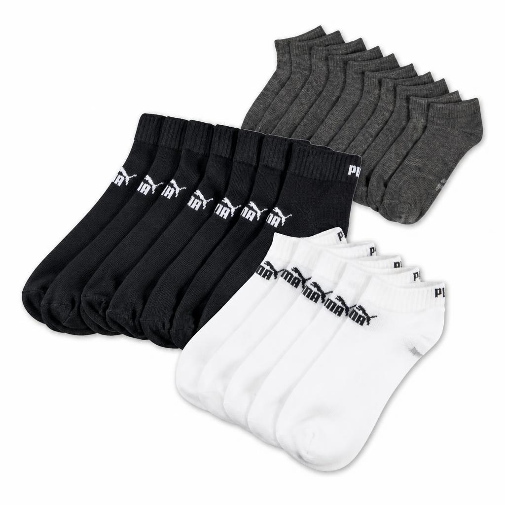 Sneaker-Socken oder Quarter-Socken 5er Packung, Größen: 39/42-43/46 PUMA Angebot bei Penny