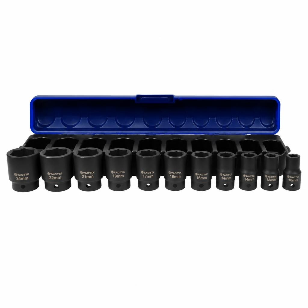 Schlagsnuss-Satz 1/2" 17-teilig TACTIX Angebot bei Zgonc