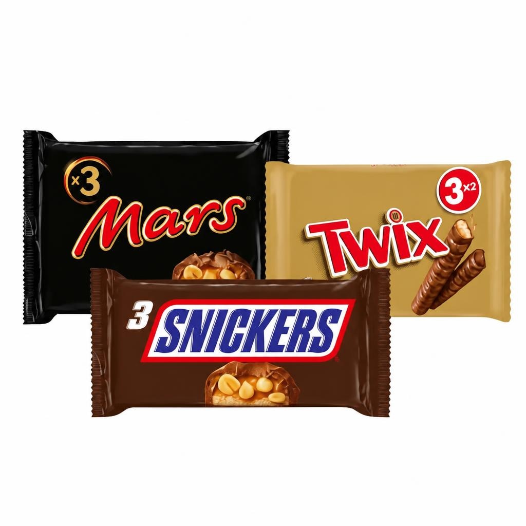 Mars, Snickers oder Twix Riegel 3er/4er Angebot bei Spar