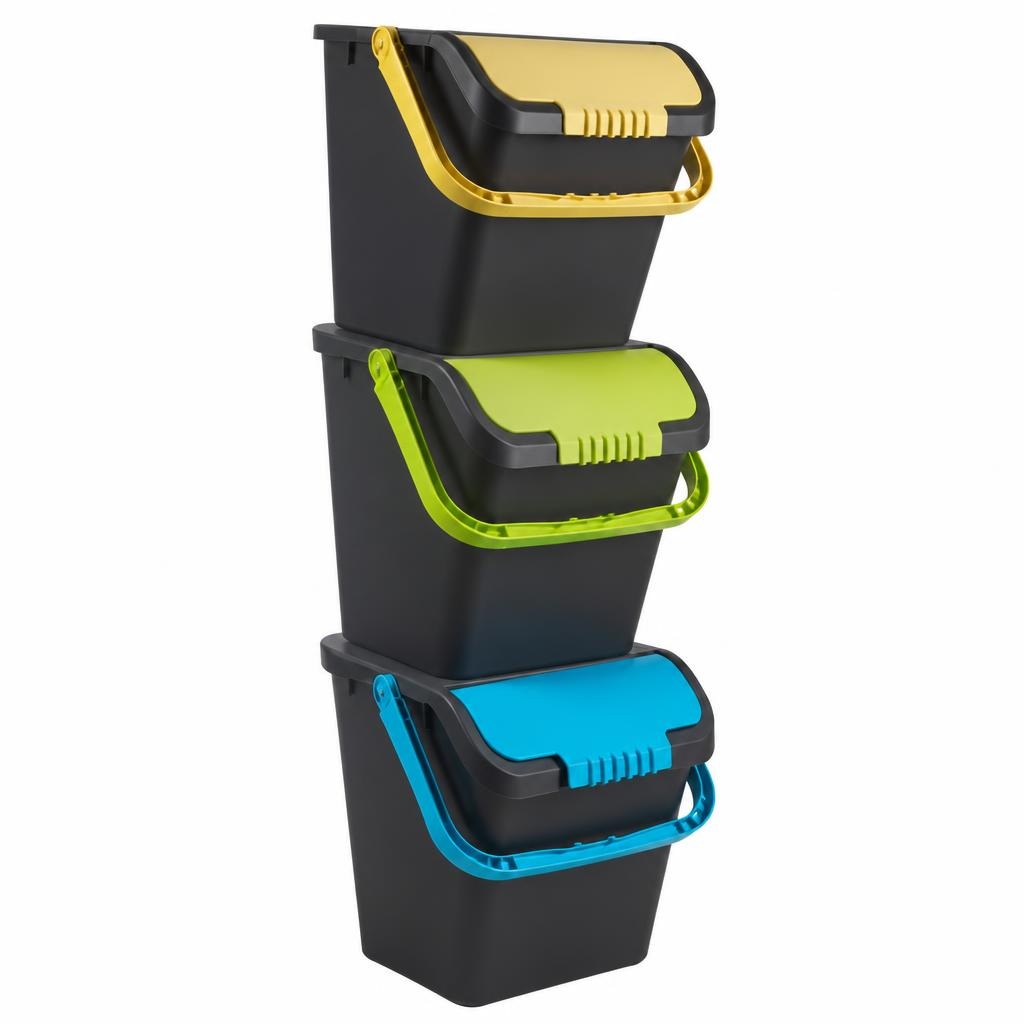 SIMPEX COLOR Mülltrennsystem-Set 3 x 28 Liter Angebot bei Interspar