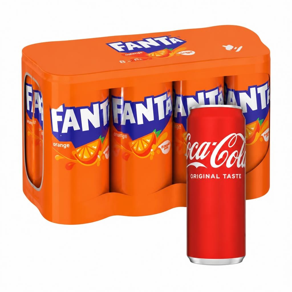 Coca-Cola, Coca-Cola zero oder Fanta 8 x 0,33 l Angebot bei Lidl