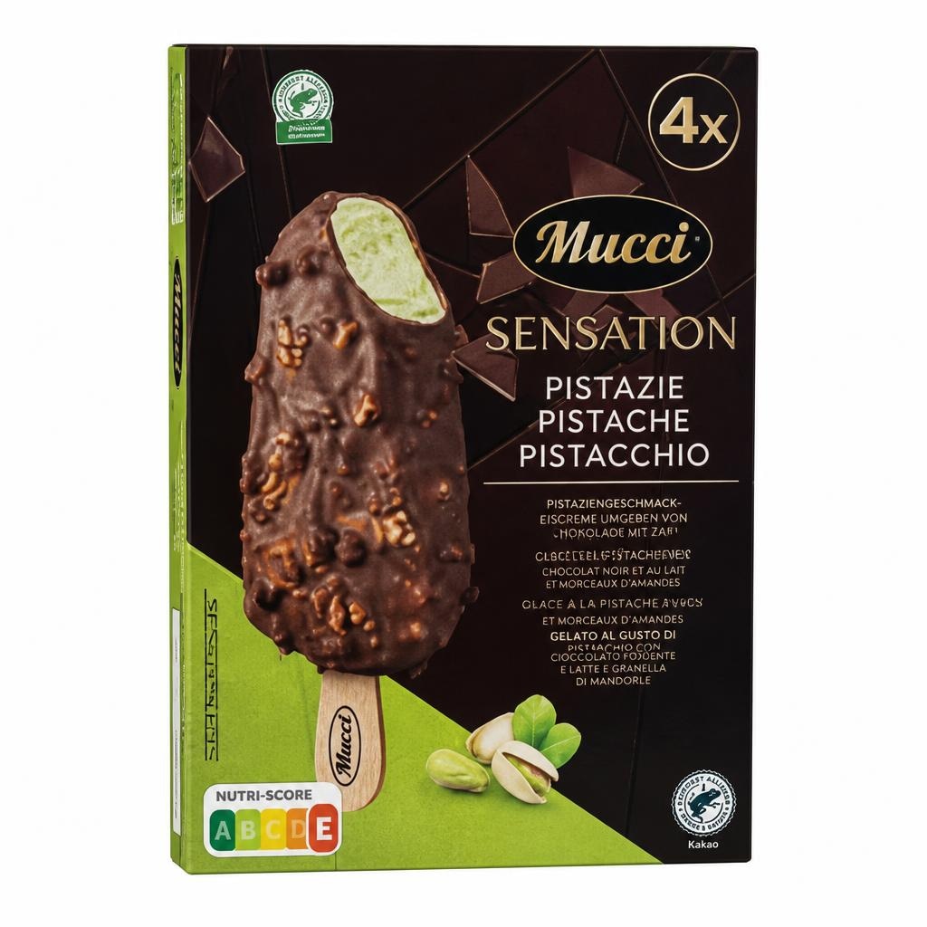 Stieleis Sensation Black 400 ml Mucci Angebot bei Hofer