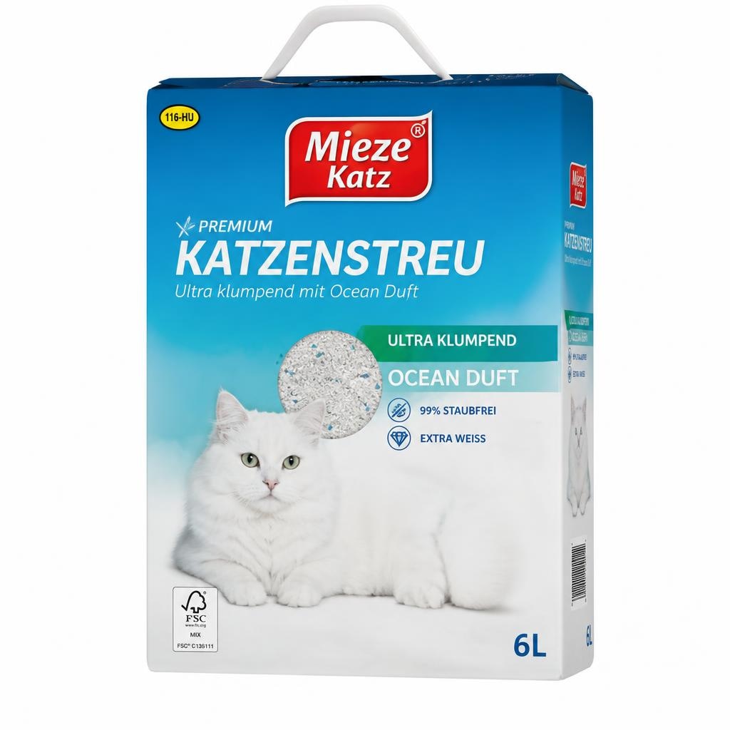 Premium Katzenstreu 6 l Mieze Katz Angebot bei Norma