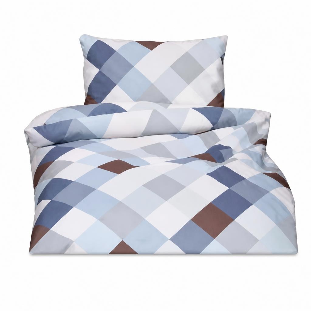 Baumwoll-Satin-Bettwäsche mit Zipp 140 x 200 cm, 70 x 90 cm Angebot bei Reiter