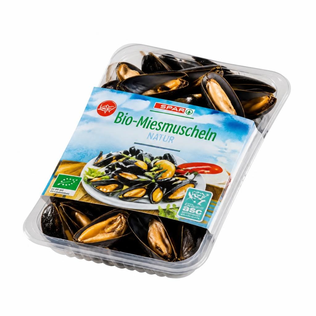 Bio-Miesmuscheln Natur 500-g-Packung Natur Pur Angebot bei Interspar