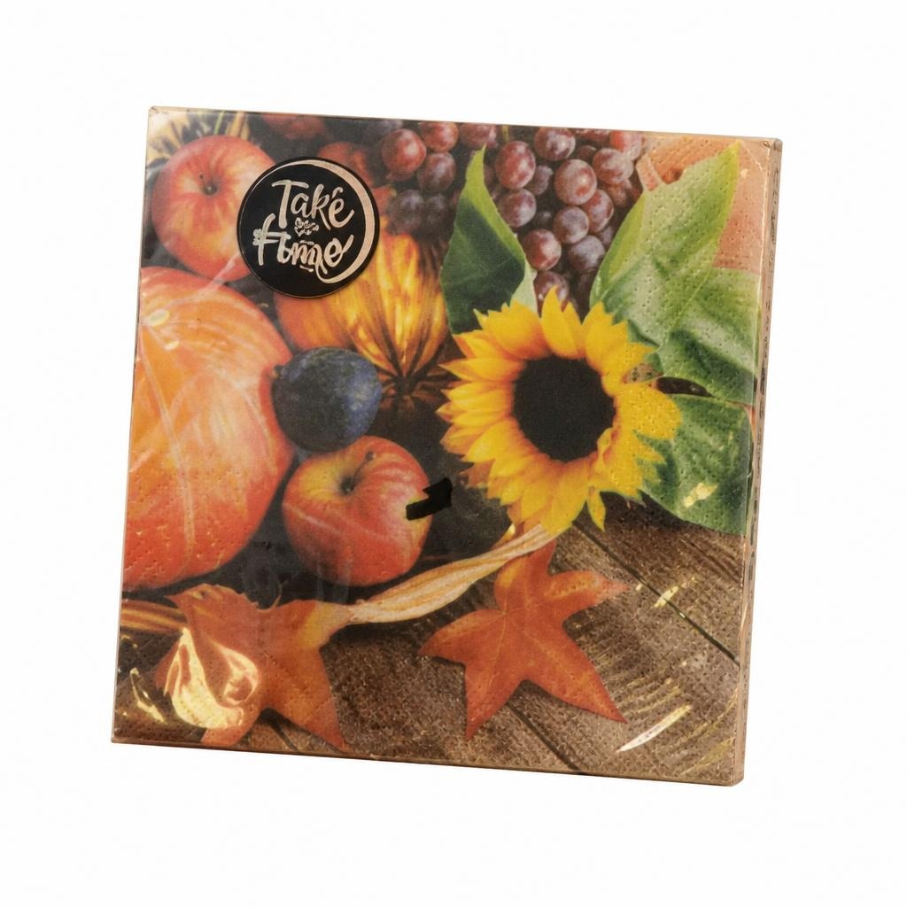 Kuwopa Herbst-Servietten 33 x 33 cm, 20 Stück Angebot bei Eurospar