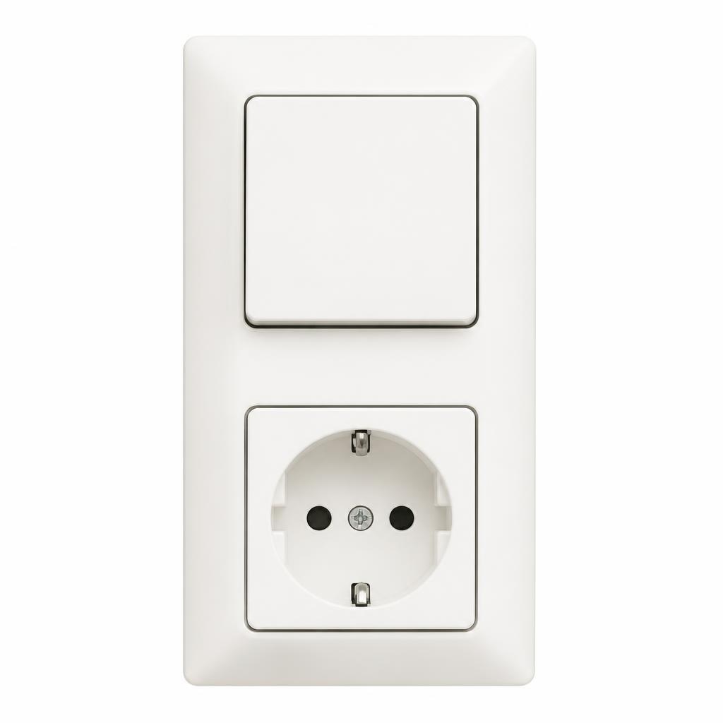Schalterserie S.1 Polarweiß Steckdose B. Angebot bei Bauhaus
