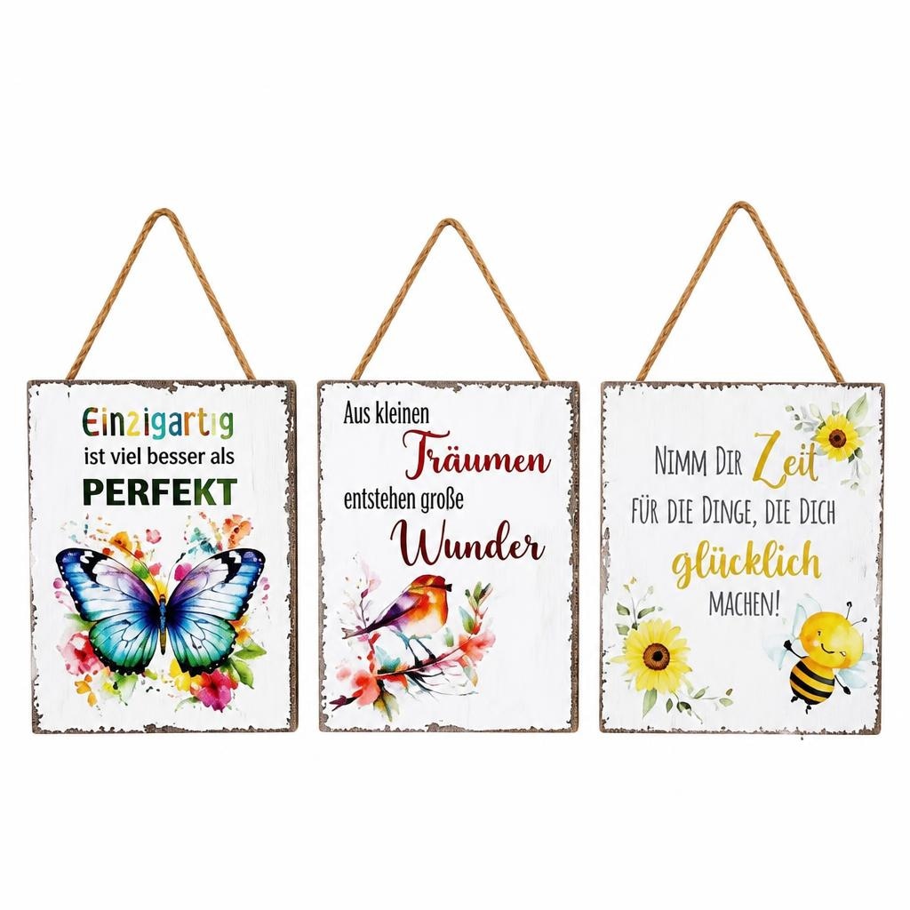bella casa Deko-Holzschild ca. 21 x 30 cm Angebot bei Norma
