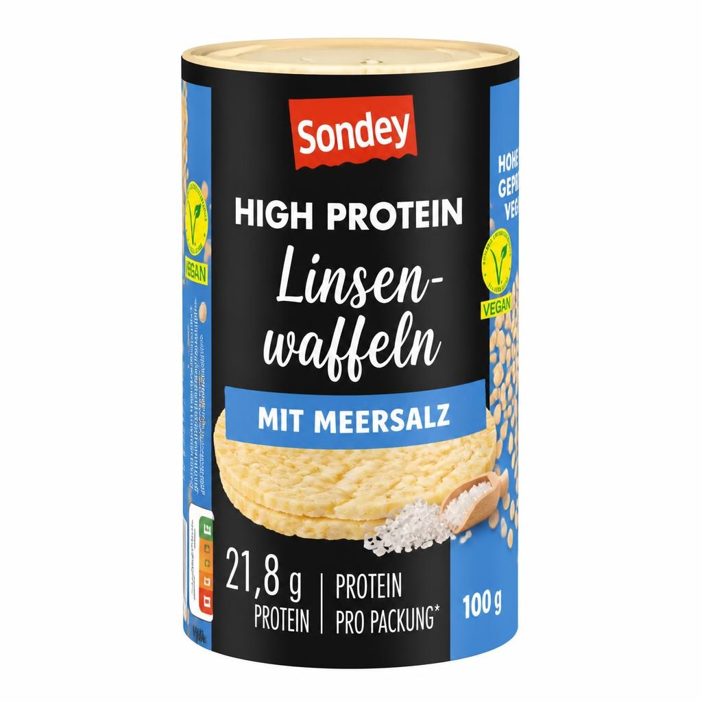 Sondey High Protein Linsenwaffeln 100 g Angebot bei Lidl