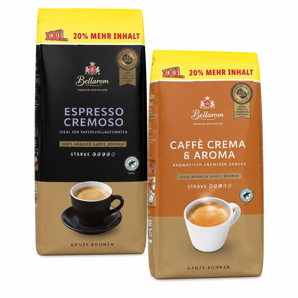 Bellarom Café Espresso Cremoso oder Crema & Aroma 1,2 kg Angebot bei Lidl