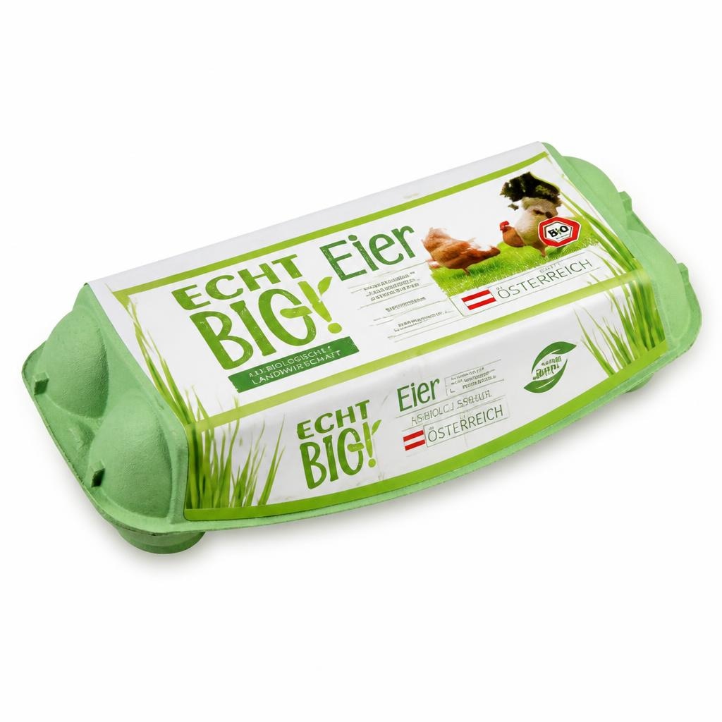 ECHT BIG! EIER AUS BIOLOGISCHER LANDWIRTSCHAFT 10 Stück Angebot bei Penny