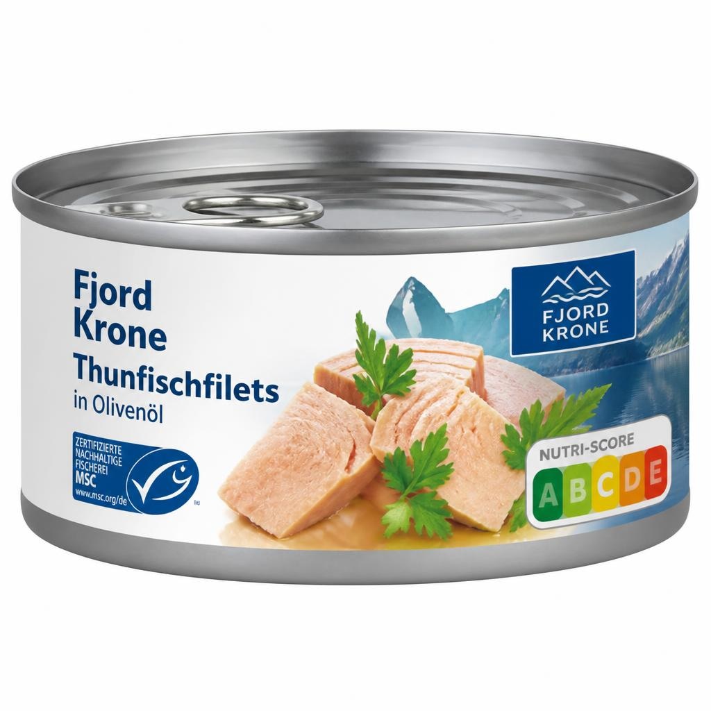 Fjord Krone Thunfischfilets je 185 g Angebot bei Norma