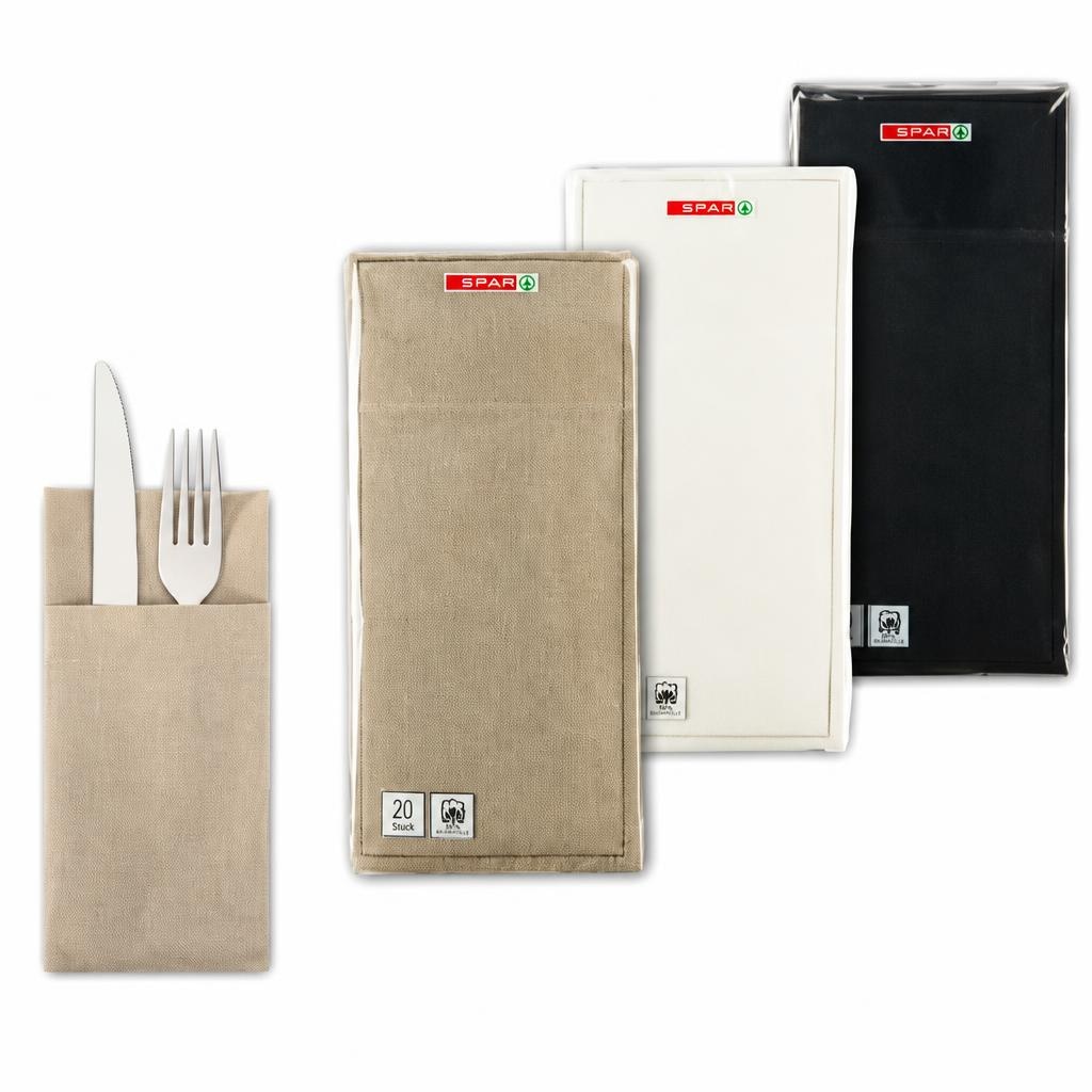 SPAR Dinner-Servietten mit Besteckeinschub 20er-Packung Angebot bei Interspar