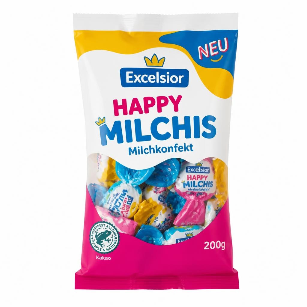 Excelsior Happy Milchis je 200 g Angebot bei Norma
