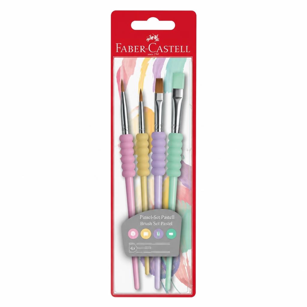 Faber-Castell Pinsel-Set Pastell 4er-Set Angebot bei Maximarkt