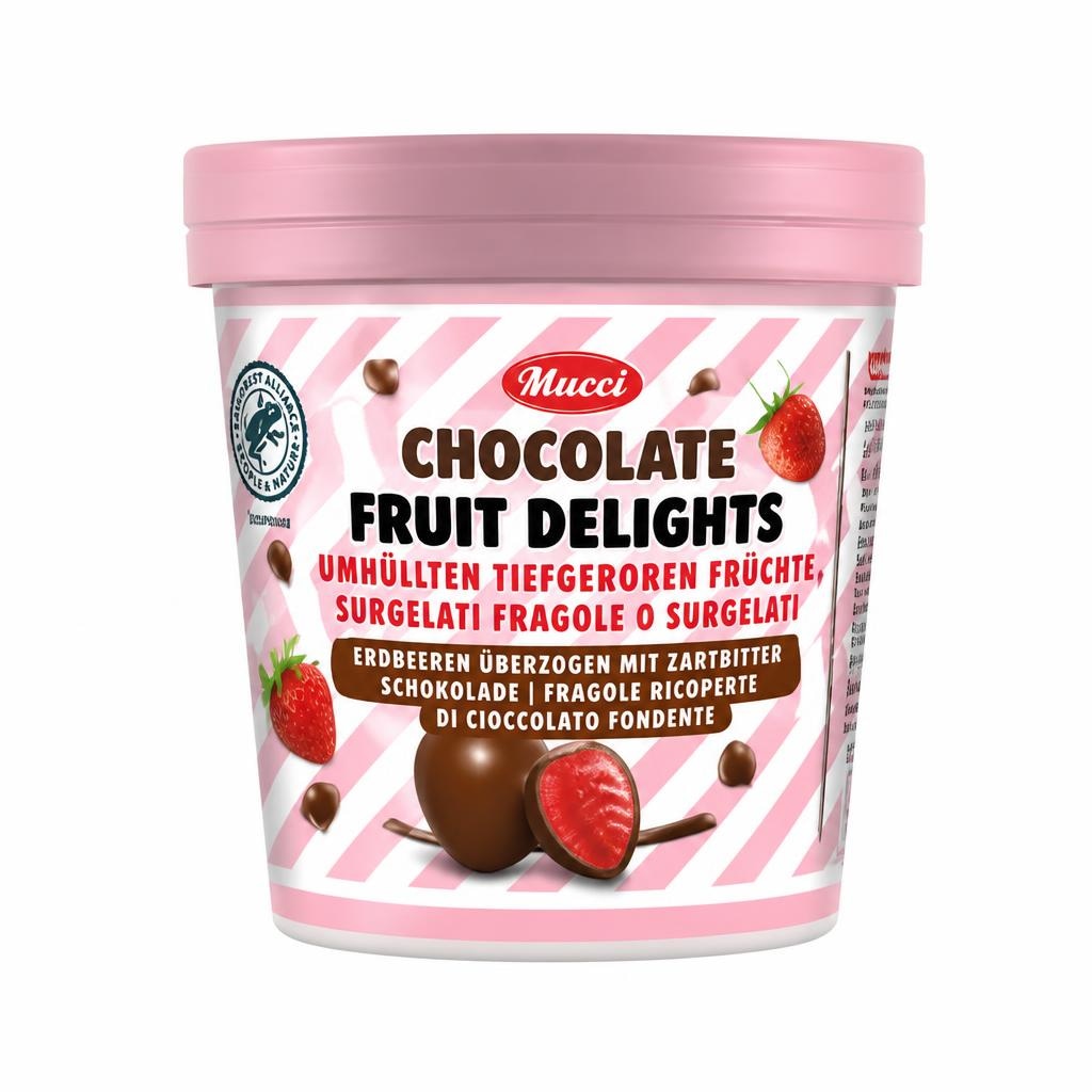 Mucci Fruit Delights Schokolierte Früchte 150 g Angebot bei Hofer