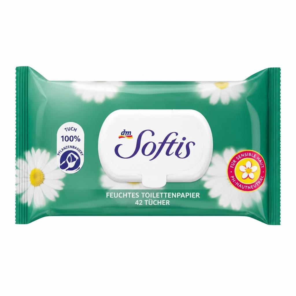 Softis Feuchtes Toilettenpapier 42 Stk. Angebot bei Dm